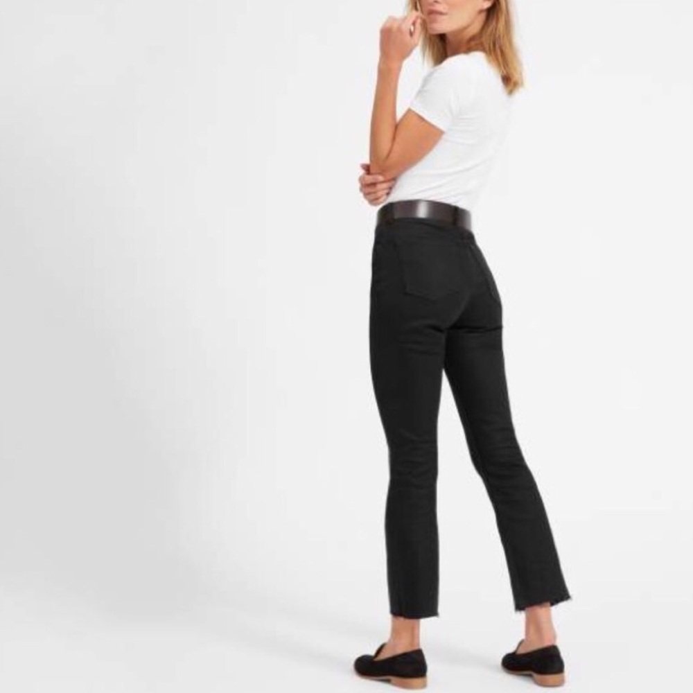 Everlane kick crop denim